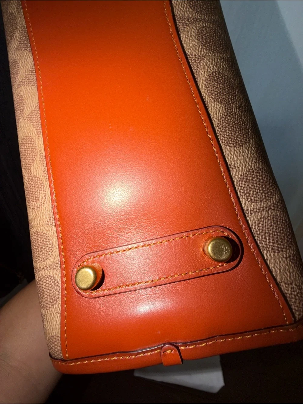 Coach Lori Signature Canvas Shoulder Bag